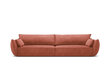 Sofa Vanda, 4 sėdimos vietos, raudona kaina ir informacija | Sofos | pigu.lt