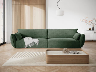 Sofa Vanda, 4 sėdimos vietos, žalio butelio sp. kaina ir informacija | Sofos | pigu.lt