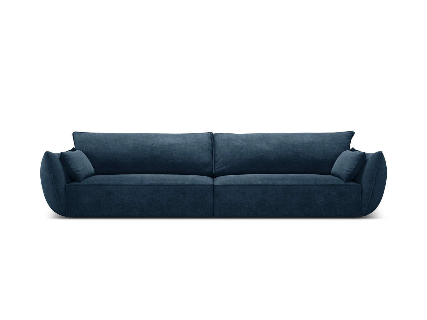 Sofa Vanda, 4 sėdimos vietos, tamsiai mėlyna kaina ir informacija | Sofos | pigu.lt