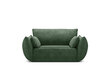 Vienvietis fotelis Vanda, 128x100x85 cm, žalio butelio sp. kaina ir informacija | Svetainės foteliai | pigu.lt