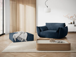 Одноместное кресло Vanda, 128x100x85 см, синее цена и информация | Кресла в гостиную | pigu.lt