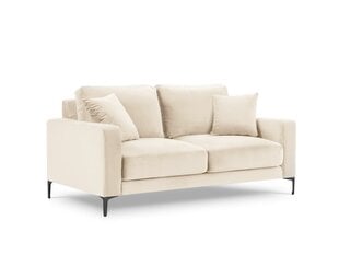 Dvivietė velvet sofa Venus, šv. smėlio spalva kaina ir informacija | Sofos | pigu.lt