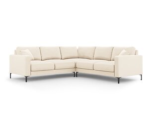 Симметричный угловой velvet диван Venus, 5 мест, св. бежевый цвет цена и информация | Угловые диваны | pigu.lt