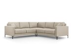 Simetrinė kampinė sofa Venus, 5 sėdimos vietos, smėlio sp.