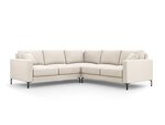 Dvipusė kampinė sofa Venus, 5 sėdimos vietos, smėlio sp.