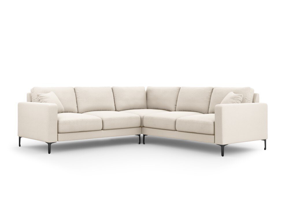 Dvipusė kampinė sofa Venus, 5 sėdimos vietos, smėlio sp. цена и информация | Minkšti kampai | pigu.lt