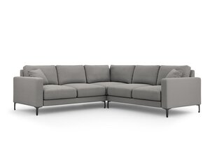 Dvipusė kampinė sofa Venus, 5 sėdimos vietos, pilka kaina ir informacija | Minkšti kampai | pigu.lt