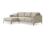 Kairinė kampinė sofa Venus, 4 sėdimos vietos, smėlio sp.