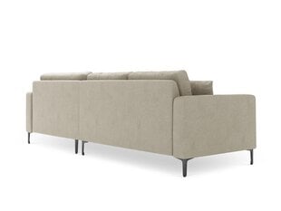 Dešininė kampinė sofa Venus, 4 sėdimos vietos, smėlio sp. kaina ir informacija | Minkšti kampai | pigu.lt