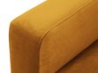Dešinioji kampinė velvet sofa Venus, 5 sėdimos vietos, geltona kaina ir informacija | Minkšti kampai | pigu.lt