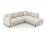 Dešininė kampinė sofa Venus, 5 sėdimos vietos, šv. smėlio sp.