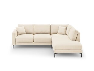 Dešininė kampinė sofa Venus, 5 sėdimos vietos, smėlio sp. kaina ir informacija | Minkšti kampai | pigu.lt