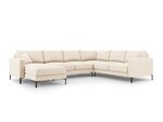 Dešininė kampinė sofa Venus, 6 sėdimos vietos, smėlio sp.