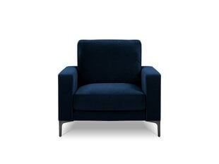 Velvet fotelis Venus, 92x92x90 cm, tamsiai mėlynas kaina ir informacija | Svetainės foteliai | pigu.lt