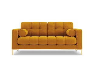 Sofa Cosmopolitan Design Bali 2S, geltona/auksinės spalvos kaina ir informacija | Sofos | pigu.lt