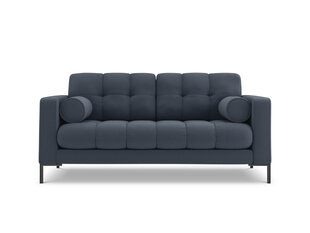 Sofa Cosmopolitan Design Bali 2S, tamsiai mėlyna/juoda kaina ir informacija | Sofos | pigu.lt