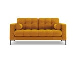 Sofa Cosmopolitan Design Bali 2S, geltona/juoda