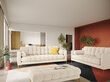 Sofa Cosmopolitan Design Bali 3S, šviesios smėlio/auksinės spalvos kaina ir informacija | Sofos | pigu.lt