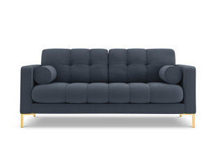 Sofa Cosmopolitan Design Bali 3S, tamsiai mėlyna/auksinės spalvos kaina ir informacija | Sofos | pigu.lt