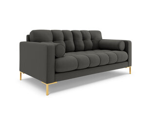 Sofa Cosmopolitan Design Bali 3S, tamsiai pilka/auksinės spalvos kaina ir informacija | Sofos | pigu.lt