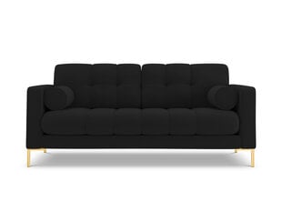 Sofa Cosmopolitan Design Bali 3S, juoda/auksinės spalvos kaina ir informacija | Sofos | pigu.lt
