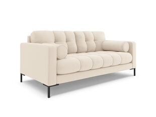 Sofa Cosmopolitan Design Bali 3S, šviesios smėlio spalvos/juoda kaina ir informacija | Sofos | pigu.lt