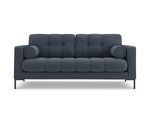 Sofa Cosmopolitan Design Bali 3S, tamsiai mėlyna/juoda