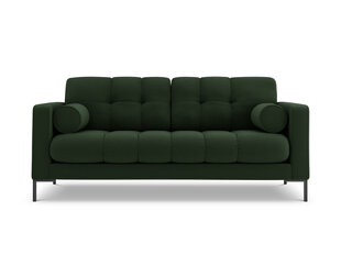 Sofa Cosmopolitan Design Bali 2S, tamsiai žalia/juoda kaina ir informacija | Sofos | pigu.lt