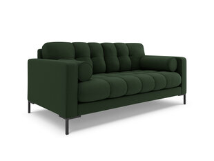 Sofa Cosmopolitan Design Bali 2S, tamsiai žalia/juoda kaina ir informacija | Sofos | pigu.lt