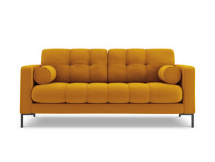 Sofa Cosmopolitan Design Bali 3S, geltona/juoda kaina ir informacija | Sofos | pigu.lt