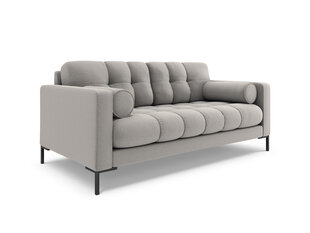 Sofa Cosmopolitan Design Bali 3S, šviesiai pilka/juoda kaina ir informacija | Sofos | pigu.lt