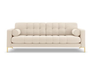 Sofa Cosmopolitan Design Bali 4S, šviesios smėlio/auksinės spalvos kaina ir informacija | Sofos | pigu.lt