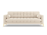Sofa Cosmopolitan Design Bali 4S, šviesios smėlio/auksinės spalvos