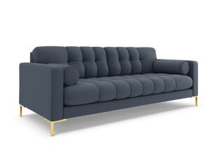 Sofa Cosmopolitan Design Bali 4S, tamsiai žalia/auksinės spalvos kaina ir informacija | Sofos | pigu.lt