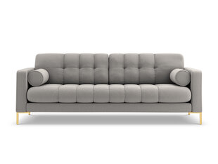 Sofa Cosmopolitan Design Bali 4S, šviesiai pilka/auksinės spalvos kaina ir informacija | Sofos | pigu.lt