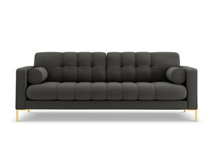 Sofa Cosmopolitan Design Bali 4S, tamsiai pilka/auksinės spalvos kaina ir informacija | Sofos | pigu.lt