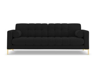Sofa Cosmopolitan Design Bali 4S, juoda/auksinės spalvos kaina ir informacija | Sofos | pigu.lt