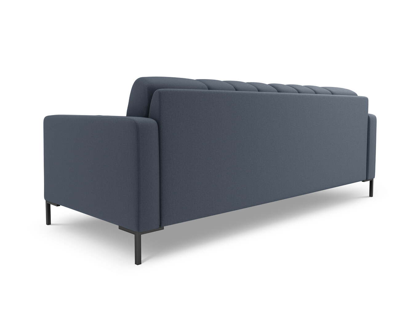 Sofa Cosmopolitan Design Bali 4S, tamsiai mėlyna/juoda цена и информация | Sofos | pigu.lt