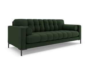 Sofa Cosmopolitan Design Bali 4S, tamsiai žalia/juoda kaina ir informacija | Sofos | pigu.lt