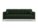 Sofa Cosmopolitan Design Bali 4S, tamsiai žalia/juoda