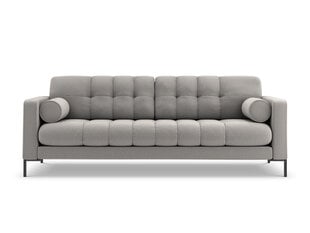 Sofa Cosmopolitan Design Bali 4S, šviesiai pilka/juoda kaina ir informacija | Sofos | pigu.lt