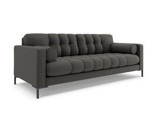 Sofa Cosmopolitan Design Bali 4S, tamsiai pilka/juoda kaina ir informacija | Sofos | pigu.lt