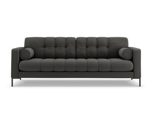 Sofa Cosmopolitan Design Bali 4S, tamsiai pilka/juoda kaina ir informacija | Sofos | pigu.lt