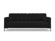 Sofa Cosmopolitan Design Bali 4S, juoda kaina ir informacija | Sofos | pigu.lt