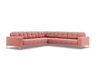 Универсальный мягкий уголок Cosmopolitan Design Bali 6S-V, розовый/золотистый цвет цена и информация | Угловые диваны | pigu.lt