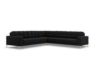 Универсальный мягкий уголок Cosmopolitan Design Bali 6S-V, черный/золотистый цвет цена и информация | Угловые диваны | pigu.lt