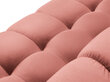 Minkštas kampas Cosmopolitan Design Bali 7S-VUL, rožinis/juodas kaina ir informacija | Minkšti kampai | pigu.lt
