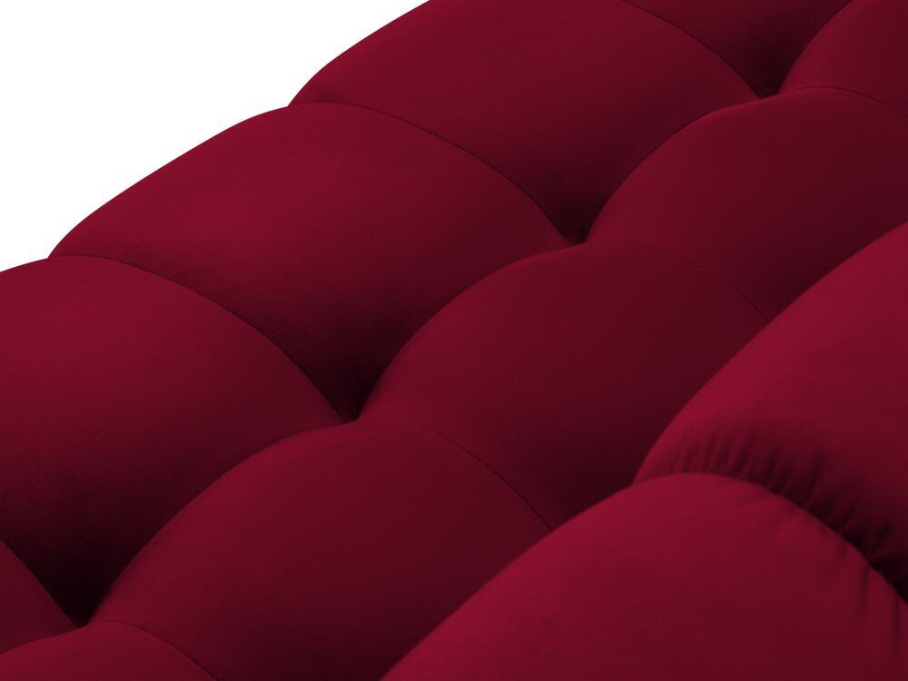 Minkštas kampas Cosmopolitan Design Bali 7S-V, raudonas/juodas цена и информация | Minkšti kampai | pigu.lt