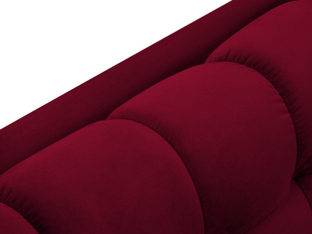 Minkštas kampas Cosmopolitan Design Bali 7S-V, raudonas/juodas цена и информация | Minkšti kampai | pigu.lt