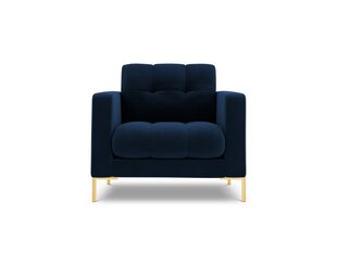 Fotelis Cosmopolitan Design Bali 1S-V, mėlynas/auksinės spalvos kaina ir informacija | Svetainės foteliai | pigu.lt